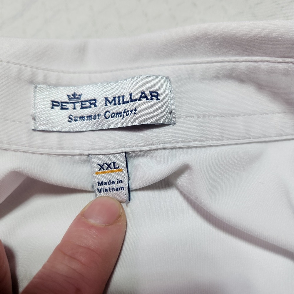 Peter Millar Short Sleeve 2XL Golf Shirt - Picture 7 of 15